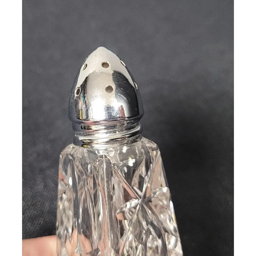 Vintage 1970s Anchor Hocking Clear Glass Salt or Pepper Shaker Replacement